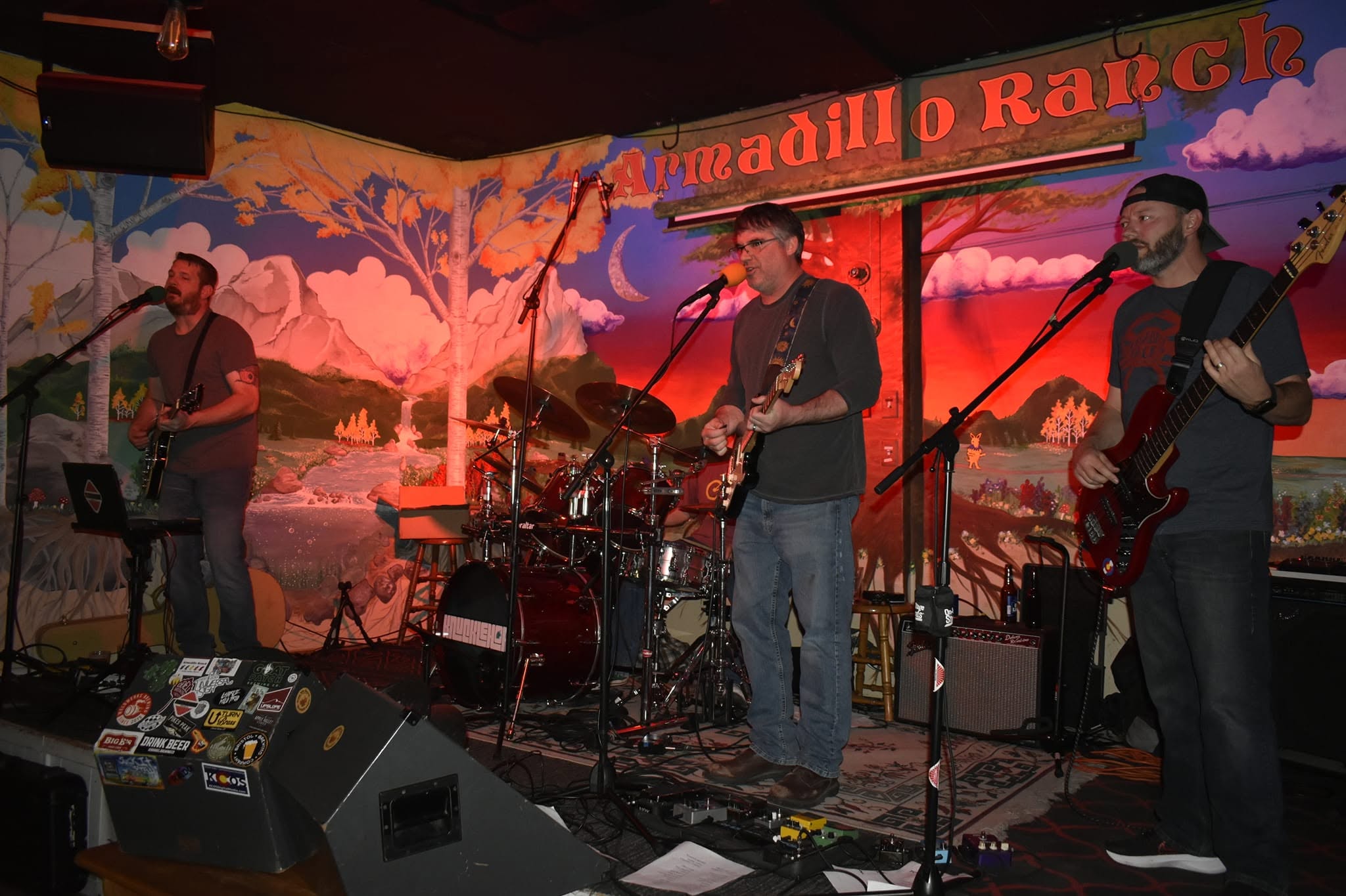 Knucklehorn playing a live set at Armadillo Ranch in Manitou Springs, Colorado